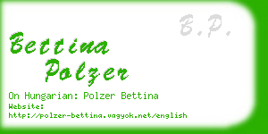 bettina polzer business card